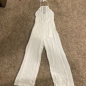 Size small white jumpsuit boutique